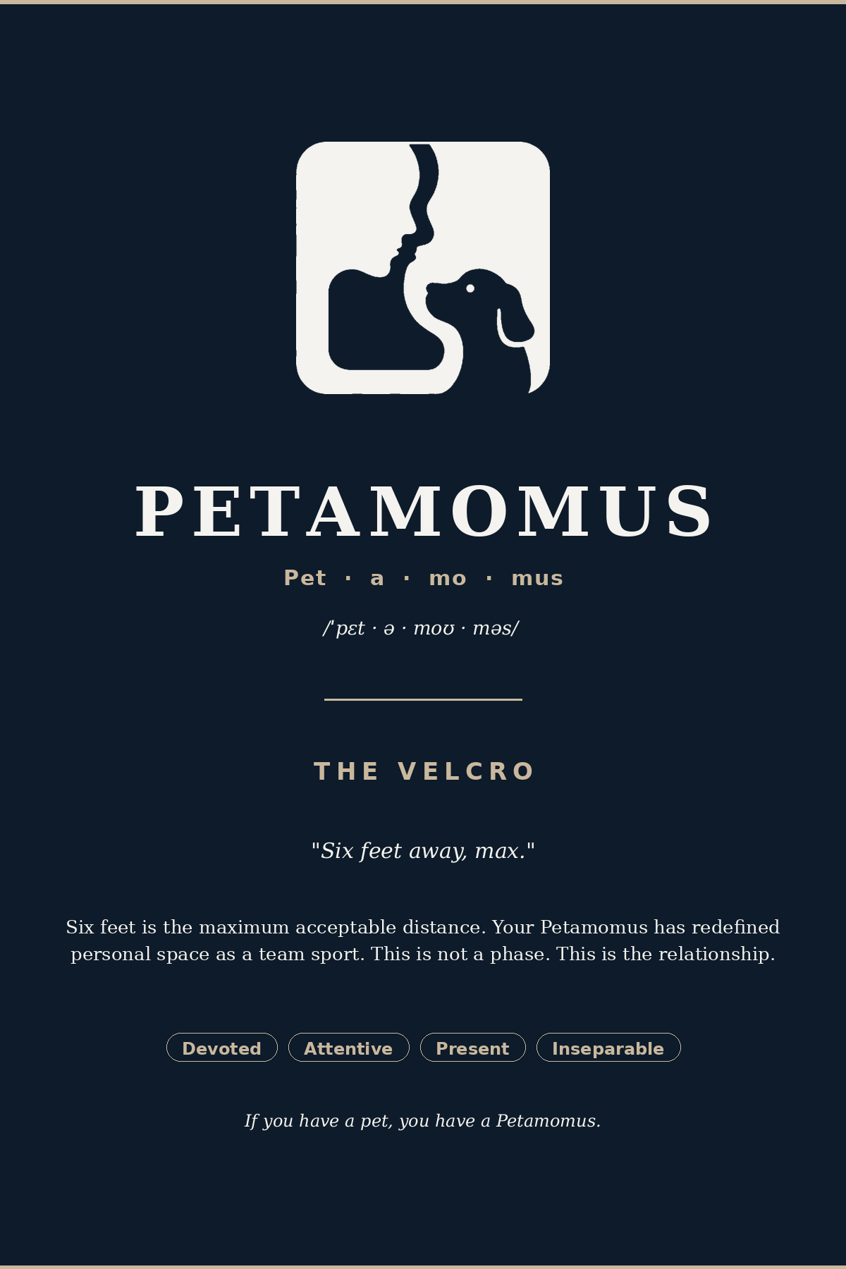 The Velcro — front